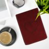 Kwmobile Cover for PocketBook InkPad 4, Dark Red, Ecological Leather, 61644.01