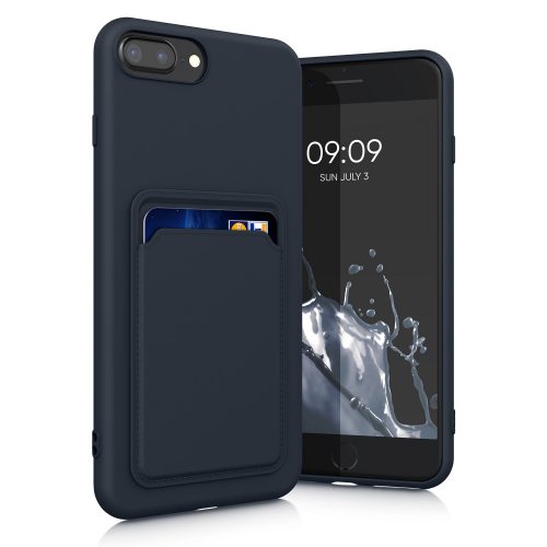 Θήκη Kwmobile για Apple iPhone 7 Plus/iPhone 8 Plus, Μπλε, Σιλικόνη, 55118.17