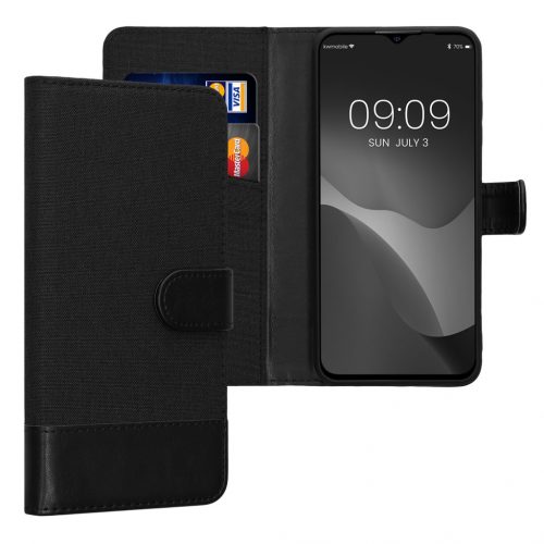 Husa Kwmobile pentru Ulefone Note 16 Pro, Negru, Textil/Silicon, 61723.73