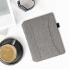 Kwmobile Pocket Cover for Kobo Aura H2O Edition 2, Light Grey, Textile, 54137.25