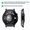 Σετ 2 θήκες Kwmobile με τζάμι ασφαλείας για Huawei Watch 4, Διαφανές, Πλαστικό, 61909.02