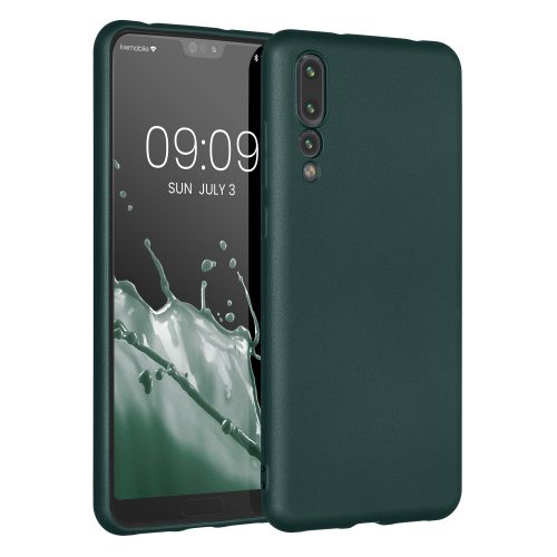 Θήκη Kwmobile για Huawei P20 Pro, Σκούρο Πράσινο, Σιλικόνη, KWM0000193G004C