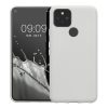 Θήκη Kwmobile για Google Pixel 5, Λευκό, Σιλικόνη, KWM0000116C019C