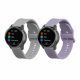 Σετ 2 ιμάντες Kwmobile για Garmin Vivoactive 4/Venu 2/Forerunner 255, Πολύχρωμο/Μωβ, Σιλικόνη, KWM000024SX001C