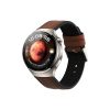 Kwmobile Strap για Huawei Watch 4/Watch 4 Pro, Καφέ/Μαύρο, Φυσικό δέρμα, KWM000024TA001C