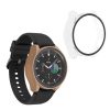 Σετ 2 θήκες Kwmobile με τζάμι ασφαλείας για Samsung Galaxy Watch 6, Κρεμ/Διαφανές, Πλαστικό, KWM000024TC002C