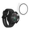 Σετ 2 θήκες Kwmobile με τζάμι ασφαλείας για Samsung Galaxy Watch 6, Μαύρο/Διαφανές, Πλαστικό, KWM000024TD001C