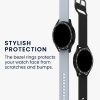 Kwmobile Dial Frame για Samsung Galaxy Watch 6 Classic, Μαύρο/Ασημί, Αλουμίνιο, KWM000024TK001C