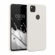 Θήκη Kwmobile για Google Pixel 4a, Λευκό, Σιλικόνη, KWM000011JE041C