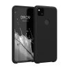 Θήκη Kwmobile για Google Pixel 4a, Μαύρο, Σιλικόνη, KWM000011HX062C