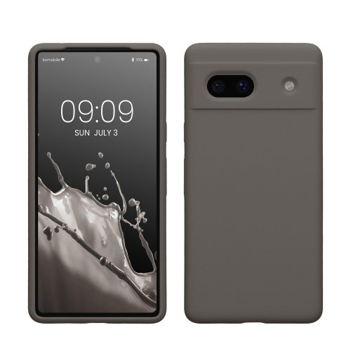 Θήκη Kwmobile για Google Pixel 7a, Γκρι, Σιλικόνη, KWM000019YE021C