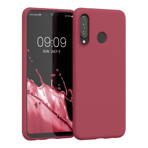 Θήκη Kwmobile για Huawei P30 Lite, Σκούρο Ροζ, Σιλικόνη, KWM000009NH057C