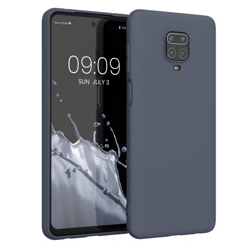 Θήκη Kwmobile για Xiaomi Redmi Note 9S/Redmi Note 9 Pro/Redmi Note 9 Pro Max, Σκούρο Μπλε, Σιλικόνη, KWM000011AH047C