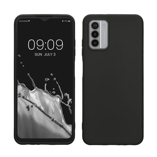 Θήκη Kwmobile για Nokia G42 5G, Μαύρη, Σιλικόνη, KWM000021KN001C