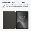 Θήκη Kwmobile για Samsung Galaxy Tab S9 Plus/Galaxy Tab S9 FE Plus, Μαύρο, Textile, KWM000023PP001C