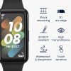 Σετ 2 προστατευτικών μεμβρανών Kwmobile για Huawei Band 7, Διαφανές/Μαύρο, Πολυμερές, KWM000024VQ001C