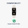 Σετ 2 προστατευτικών μεμβρανών Kwmobile για Huawei Watch Fit mini, Διαφανές/Μαύρο, Πολυμερές, KWM000024VT001C