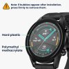 Σετ 2 προστατευτικών μεμβρανών Kwmobile για Huawei Watch GT2 (42mm), Διαφανές/Μαύρο, Πολυμερές, KWM000024VU001C