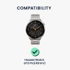 Σετ 2 προστατευτικών μεμβρανών Kwmobile για Huawei Watch GT 3 Pro (43mm), Διαφανές/Μαύρο, Πολυμερές, KWM000024VV001C