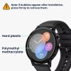 Σετ 2 προστατευτικών μεμβρανών Kwmobile για Huawei Watch GT 3 (42mm), Διαφανές/Μαύρο, Πολυμερές, KWM000024VW001C