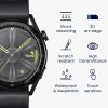 Σετ 2 προστατευτικών μεμβρανών Kwmobile για Huawei Watch GT 3 (46mm), Διαφανές/Μαύρο, Πολυμερές, KWM000024VX001C