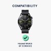 Σετ 2 προστατευτικών μεμβρανών Kwmobile για Huawei Watch GT 3 (46mm), Διαφανές/Μαύρο, Πολυμερές, KWM000024VX001C