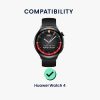 Σετ 2 προστατευτικών μεμβρανών Kwmobile για Huawei Watch 4, Διαφανές/Μαύρο, Πολυμερές, KWM000024VY001C