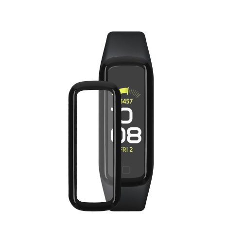 Σετ 2 προστατευτικών μεμβρανών Kwmobile για Samsung Galaxy Fit 2, Διαφανές/Μαύρο, Πολυμερές, KWM000024WC001C