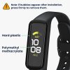 Σετ 2 προστατευτικών μεμβρανών Kwmobile για Samsung Galaxy Fit 2, Διαφανές/Μαύρο, Πολυμερές, KWM000024WC001C