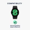 Σετ 2 προστατευτικών μεμβρανών Kwmobile για Samsung Galaxy Watch 4, Διαφανές/Μαύρο, Πολυμερές, KWM000024WD001C