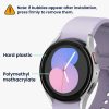 Σετ 2 προστατευτικών μεμβρανών Kwmobile για Samsung Galaxy Watch 5, Διαφανές/Μαύρο, Πολυμερές, KWM000024WF001C