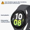 Σετ 2 προστατευτικών μεμβρανών Kwmobile για Samsung Galaxy Watch 5, Διαφανές/Μαύρο, Πολυμερές, KWM000024WG001C