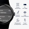 Σετ 2 προστατευτικών μεμβρανών Kwmobile για Google Pixel Watch, Διαφανές/Μαύρο, Πολυμερές, KWM000024WH001C