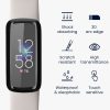 Σετ 2 προστατευτικών μεμβρανών Kwmobile για Fitbit Luxe, Διαφανές/Μαύρο, Πολυμερές, KWM000024WN001C