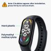 Σετ 2 προστατευτικών μεμβρανών Kwmobile για Xiaomi Mi Band 7, Διαφανές/Μαύρο, Πολυμερές, KWM000024WQ001C