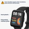 Σετ 2 προστατευτικών μεμβρανών Kwmobile για Xiaomi Redmi Watch 2 Lite, Διαφανές/Μαύρο, Πολυμερές, KWM000024WS001C