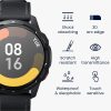 Σετ 2 προστατευτικών μεμβρανών Kwmobile για Xiaomi Watch S1 Active, Διαφανές/Μαύρο, Πολυμερές, KWM000024WT001C