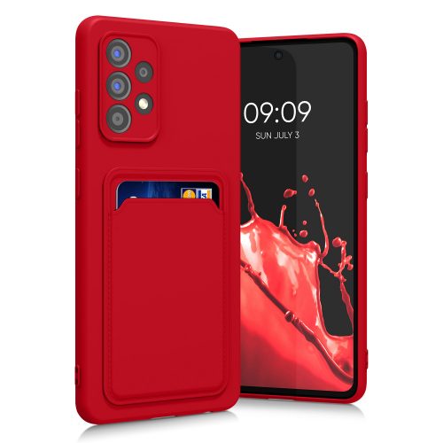 Θήκη Kwmobile για Samsung Galaxy A52/Galaxy A52 5G/Galaxy A52s 5G, Red, Silicon, KWM0000133I006C