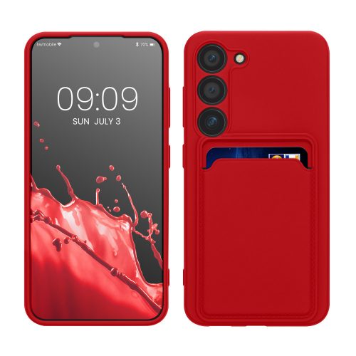 Θήκη Kwmobile για Samsung Galaxy S23, Red, Silicon, KWM0000191D002C