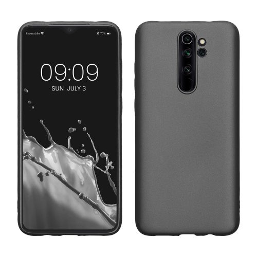 Θήκη Kwmobile για Xiaomi Redmi Note 8 Pro, Γκρι, Σιλικόνη, KWM000010MU011C