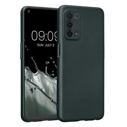 Θήκη Kwmobile για OPPO A74 5G/A54 5G, Σκούρο Πράσινο, Σιλικόνη, KWM000020ID003C