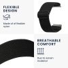 Kwmobile Strap για Xiaomi Mi Watch Color Sport/S1 Active, Μαύρο, Nylon, KWM000024YA001C