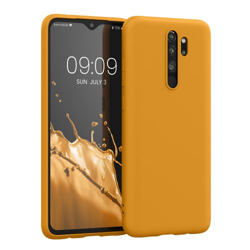 Θήκη Kwmobile για Xiaomi Redmi Note 8 Pro, Πορτοκαλί, Σιλικόνη, KWM000010MT040C