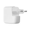 Κάλυμμα φορτιστή Kwmobile για Apple 35W Dual USB-C Power Adapter, Λευκό, Σιλικόνη, KWM000024YY001C