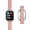 Kwmobile Strap για Xiaomi Redmi Watch 3 Active / Redmi Watch 3 Lite, ανοιχτό ροζ, φυσικό δέρμα, KWM000024ZA002C