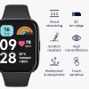 Σετ 2 προστατευτικών μεμβρανών Kwmobile για Xiaomi Redmi Watch 3 Active, Διαφανές/Μαύρο, Πολυμερές, KWM000024ZH001C