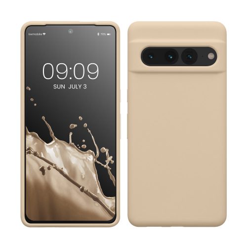 Θήκη Kwmobile για Google Pixel 7 Pro, Cream, Silicone, KWM0000171J033C