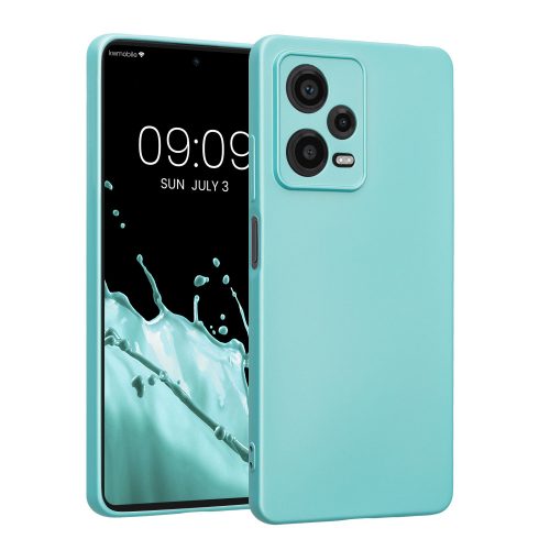 Θήκη Kwmobile για Xiaomi Redmi Note 12 Pro 5G, ανοιχτό πράσινο, σιλικόνη, KWM000018CO007C