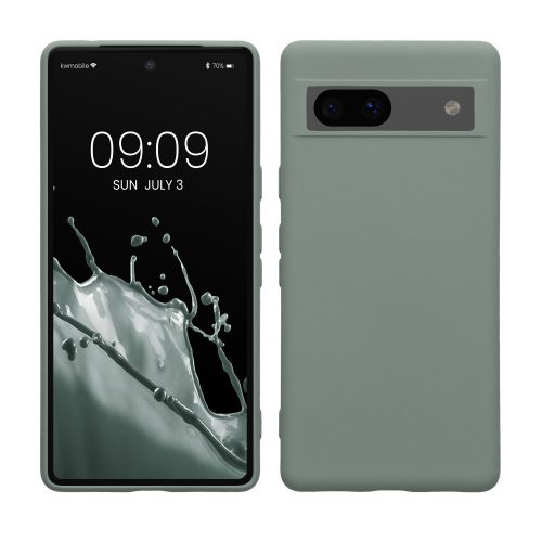 Θήκη Kwmobile για Google Pixel 7a, Πράσινη, Σιλικόνη, KWM000019YV010C