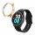 Σετ 2 θηκών Kwmobile για Samsung Galaxy Watch 5, Μαύρο/Χρυσό, Πλαστικό, KWM000024ZL001C